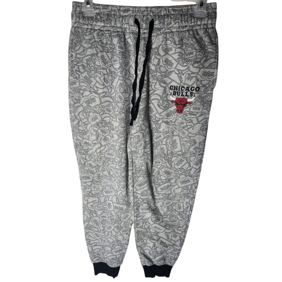 Chicago Bulls Size Medium Mens Sweat Jogging Joggers Pants - Picture 1 of 6